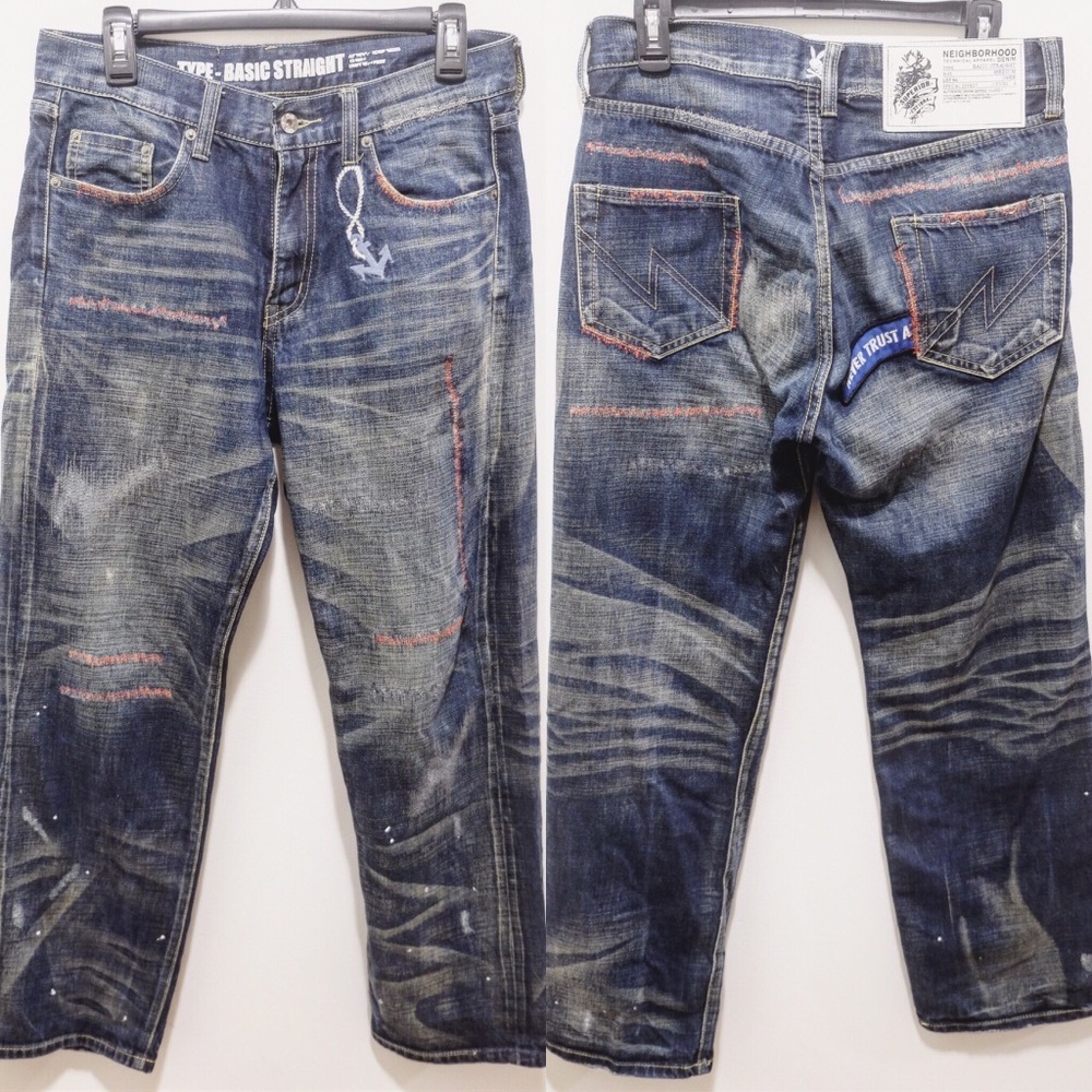 NEIGHBORHOOD JAPANESE SELVEDGE DENIM JEANS 32x32